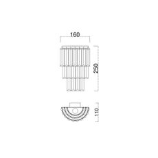 Brilagi - Nástenné svietidlo CRYSTAL 1xE14/60W/230V lesklý chróm