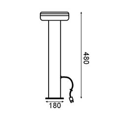 Ledvance - LED Vonkajšia lampa MARI LED/4W/12V IP44