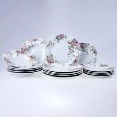 Porcelánová sada tanierov BEAUTY 18 ks