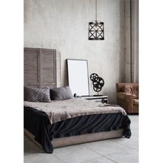 Lucide 31378/32/15 - Závesné svietidlo CASTELLO 1xE27/60W/230V šedé 32 cm