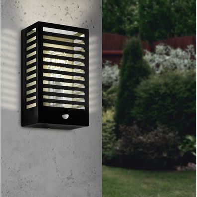 Eglo 900137- Vonkajšie nástenné svietidlo so senzorom ALAMONTE 1xE27/60W/230V IP44