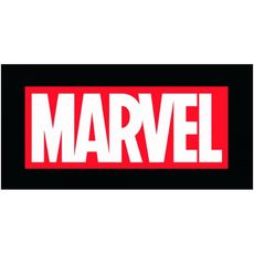 Bavlnená plážová osuška MARVEL Logo - 100% bavlna, froté s gramážou 320 gr./m² - 70 x 140 cm