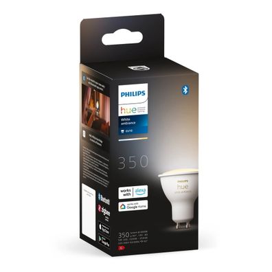 LED inteligentná žiarovka GU10, 4 W White ambiance – Philips Hue
