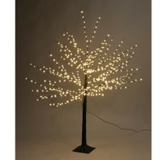 LED Stromček s kvietkami, 480x LED, 120 cm