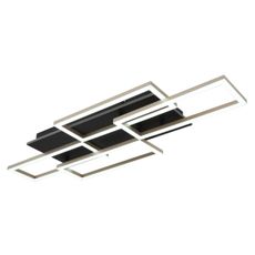 Globo 67359-40A - LED stmievateľné stropné svietidlo JEFFRY 40W/230V 32,5x87,5 cm čierne + diaľkové ovládanie