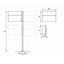 Radius design cologne Schránka na listy RADIUS DESIGN (LETTERMANN XXL 2 STANDING green 568B) zelená