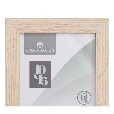 Stojací/na stenu rámček v prírodnej farbe 12,5x17,5 cm Sencillo – Casa Selección