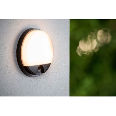 Lucide 22863/10/30 - LED Vonkajšie svietidlo so senzorom HUPS LED/10W/230V IP54