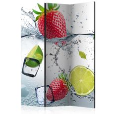 Paraván Fruit cocktail Dekorhome 135x172 cm (3-dielny)