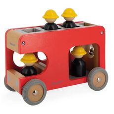 Janod - Drevené hasičské auto BOLID