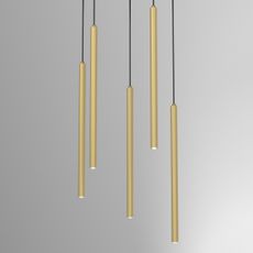 Luster na lanku YORU 5xG9/8W/230V mosadz