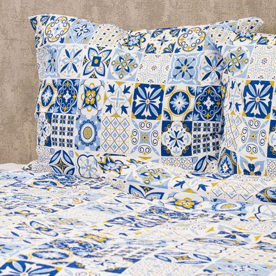 4Home Krepové obliečky Azul, 140 x 200 cm, 70 x 90 cm, 140 x 200 cm, 70 x 90 cm
