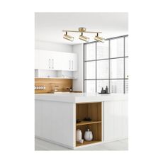 Kovové stropné svietidlo v zlatej farbe 9x56 cm Colly - Candellux Lighting