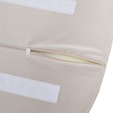 KONDELA Auril jedálenské kreslo béžovosivá (Velvet) / čierna