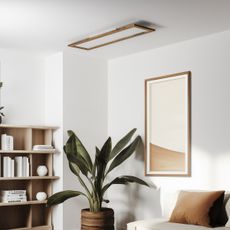 Eglo-LED RGBW St. prisadený/podhľadový panel SALOBRENA-C LED/34W/230V hnedá + DO