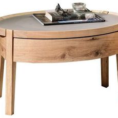 Voglauer NOČNÝ STOLÍK, divoký dub, sivá, farba duba, 65/40,3/43 cm