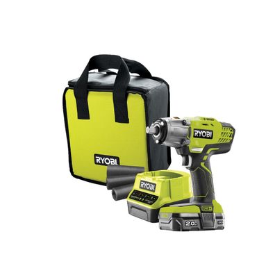 Ryobi R18iW3-120S aku rázový uťahovák + 2Ah batéria + nabíjačka ONE +
