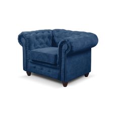Kreslo Infinity Chesterfield Modrá