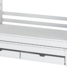 MID.YOU VÝSUVNÁ POSTEĽ, 90/200 cm biela