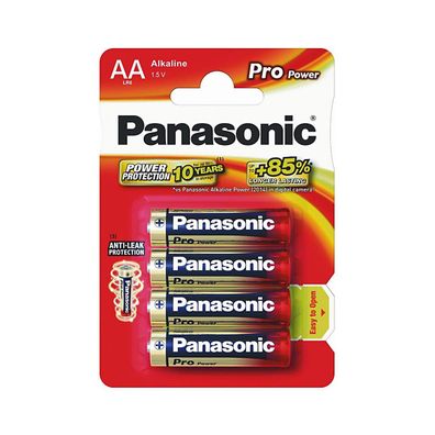 Panasonic LR6 PPG - 4ks alkalická batéria AA Pro Power 1,5V