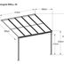 Hliníková pergola 3,12 x 3 m biela / polykarbonát Dekorhome Průhledná (čirá)