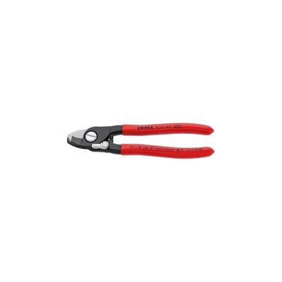 Káblové nožnice 165 mm KNIPEX 95 41 165 - tvrdené kliešte, odizolovanie s plastovými puzdrami