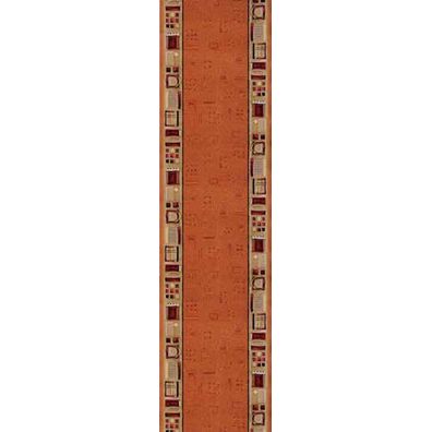 Associated Weavers , Protišmykový behúň na mieru Jena 84, šíre 67 cm, oranžová, chodba / predsieň