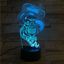 3Dmix 3DL-DFS030 – 3D LED nočná lampa - Lebka s hadom (Aroma)