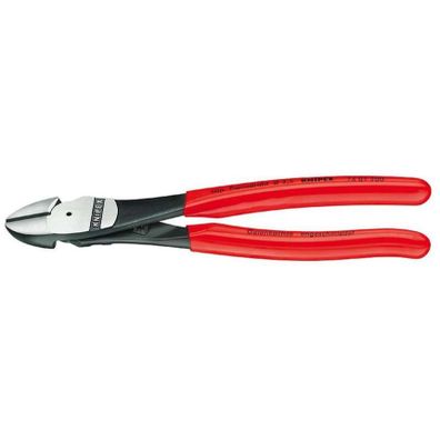 Výkonné bočné frézy 180 mm KNIPEX 74 01 180 - leštená hlava, plastové puzdrá