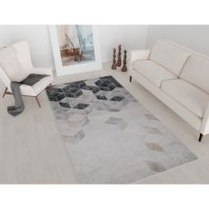 Sivo-krémový prateľný koberec 150x80 cm - Vitaus