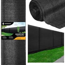 Tieniaca sieť 1,5x25 m 140g/m2 SPRINGOS SN0022 - čierna