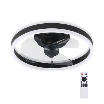 Brilagi-LED stmievateľné svietidlo s ventilátorom LED/30W/230V 3000-6500K čierne