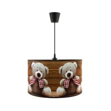 Detský luster na lanku BEARS 1xE27/60W/230V