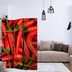 Paraván Chili pepper - background Dekorhome 225x172 cm (5-dielny)