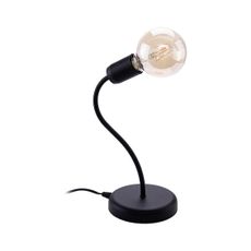 Jupiter 1673 - Stolná lampa LUCE 1xE27/60W/230V čierna