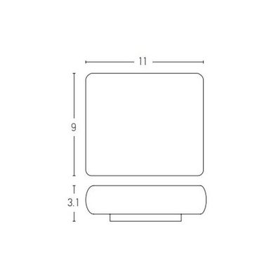 Zambelis E238 - LED Vonkajšie nástenné svietidlo 2xLED/3W/230V IP65 antracit