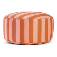 Ružovo-hnedý taburet Stripes – Really Nice Things