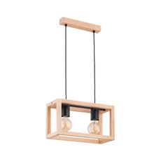 Luster na lanku PAKO 2xE27/15W/230V béžová