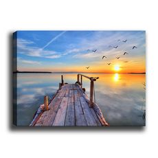 Wallity Obrázok PIER BY THE SEA 70 x 100 cm