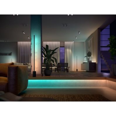 SADA-LED RGBW Stmievateľný pásik Philips Hue 2m 20W/230V + 4xLED Žiarovka E27/6,5W