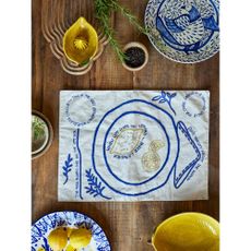 Prestieranie s prímesou ľanu 33x48 cm Limone – Bloomingville