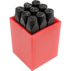 Razidla číselná 8 mm 9 ks