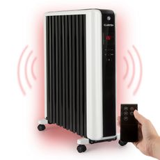 Klarstein Thermaxx 2500, olejový radiátor, 2500 W, 5-35 °C, 24-hod. časovač, biely/čierny