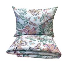 Obliečky flanelové Romantic Garden TiaHome - 1x Vankúš 90x70cm, 1x Paplón 140x200cm