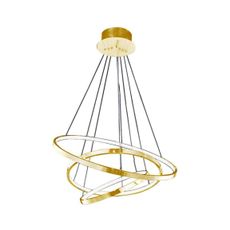 Azzardo AZ2918 - LED Stmievateľný luster na lanku WHEEL 3xLED/80W/230V