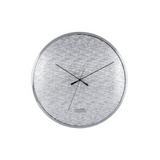 Karlsson 6005SI dizajnové nástenné hodiny strieborná, pr. 40 cm