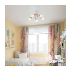Rabalux 6340 - Prisadený luster LINETT 5xE27/40W/230V