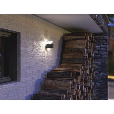 LED Vonkajšie nástenné svietidlo ORNELA LED/6W/230V 3000K IP54 hnedá