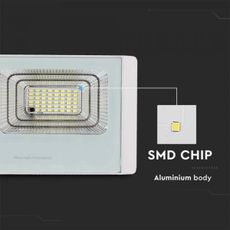 LED Vonkajší solárny reflektor LED/12W/3,2V IP65 4000K + DO