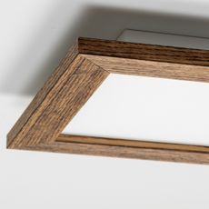 Eglo -LED RGBW Stmievateľný prisadený panel SALOBRENA-C LED/16W/230V hnedá + DO